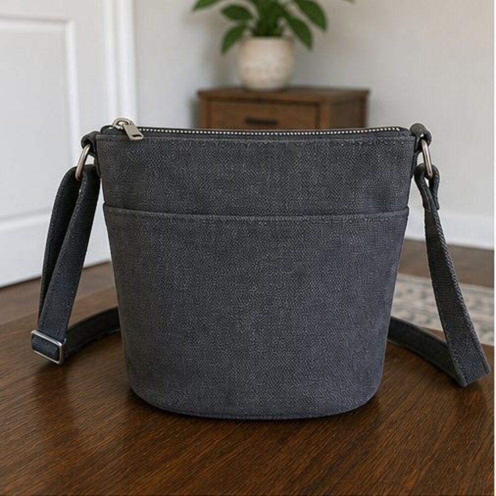 Sage Woven Crossbody Bag